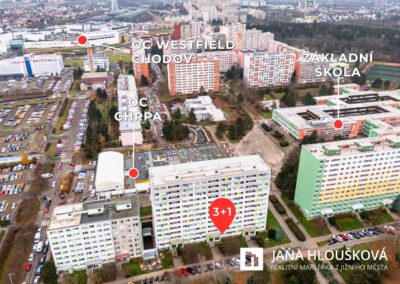 Prodej bytu 3+1/L, Praha 4 – Chodov, ul. Augustinova