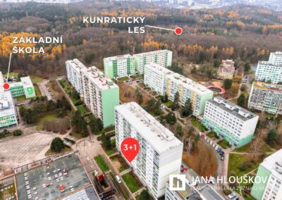 Prodej bytu 3+1/L, Praha 4 – Chodov, ul. Augustinova