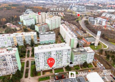 Prodej bytu 3+1/L, Praha 4 – Chodov, ul. Augustinova